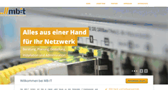 Desktop Screenshot of mb-it.de