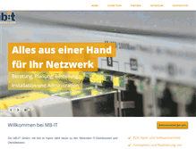 Tablet Screenshot of mb-it.de